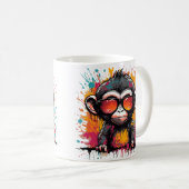Monkey Businnes - Affe tasse design コーヒーマグカップ (正面右)