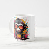 Monkey Businnes - Affe tasse design コーヒーマグカップ (正面左)