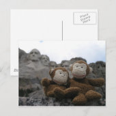 monkey_chimp_rushmore.JPG ポストカード (正面/裏面)
