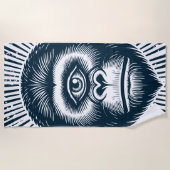 Monkey Cult ビーチタオル (正面)