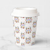 Monkey Cupcake Happy Birthday Paper Cup  紙コップ (右)