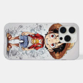 Monkey D. Luffy Chibi King iPhoneケース (裏面横)
