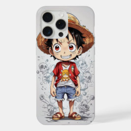 Monkey D. Luffy Chibi King iPhone 15 Pro Maxケース