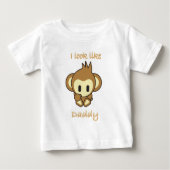 Monkey.daddy ベビーTシャツ (正面)
