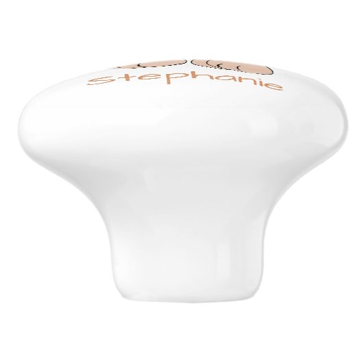 Monkey Design Personalised セラミックノブ (側面)