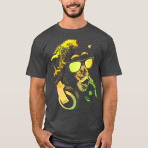 Monkey DJイエロー Tシャツ