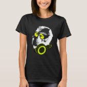 Monkey Dj With Headphones And Sunglasses  Party Tシャツ (正面)