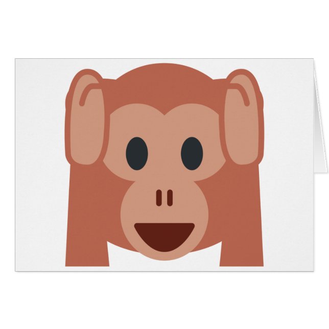 Monkey emoji (正面横)