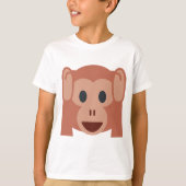 Monkey emoji tシャツ (正面)