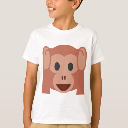 Monkey emoji tシャツ (正面)