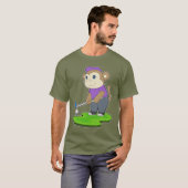 Monkey Golf Golf clubs Tシャツ (正面フル)