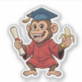 Monkey Graduation シール (正面)