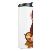 Monkey Holding Banana Cartoon  タンブラー (回転左)