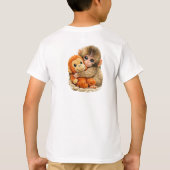 “Monkey Hug with Buddy”. Tシャツ (裏面)