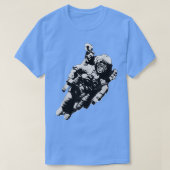 Monkey In An Astronaut Space Monkey Astrology  Tシャツ (デザイン正面)