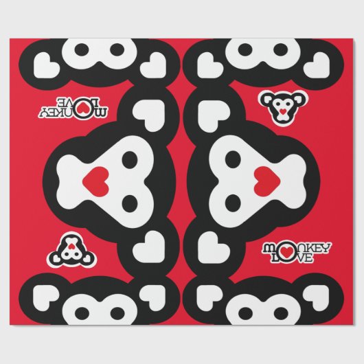 MONKEY LOVE SPECIAL by Masanser ラッピングペーパー (フラット)