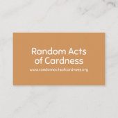 Monkey Mailable Hugカード コーリングカード (裏面)