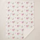 Monkey Party Birthday Cadeaupapier II シェルパブランケット (正面)