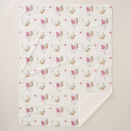 Monkey Party Birthday Cadeaupapier II シェルパブランケット