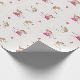 Monkey Party Birthday Gift Wrap Cadeaupapier ラッピングペーパー