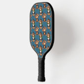 Monkey Pattern Design Blue  ピックルボールラケット (左)