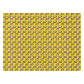 Monkey Pattern Design Yellow  テーブルクロス (正面(横))