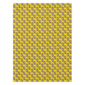 Monkey Pattern Design Yellow  テーブルクロス (正面)