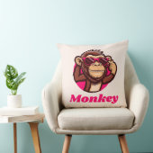 monkey pillowcase クッション (椅子)