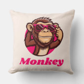 monkey pillowcase クッション (正面)