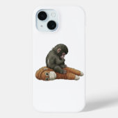 Monkey Punch, Baby Monkey Orangutan Hug  Case-Mate iPhoneケース (裏面)