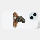 Monkey Punch, Baby Monkey Orangutan Hug  Case-Mate iPhoneケース (裏面 (横))