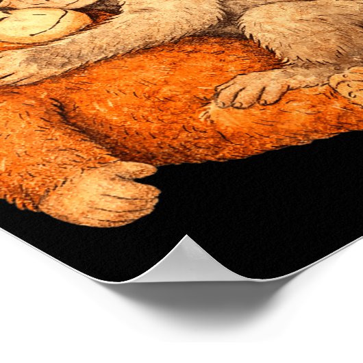 Monkey punch graphic tee  ポスター (角)