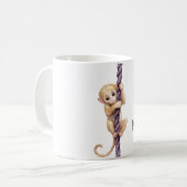 Monkey Purple Rope コーヒーマグカップ (正面左)