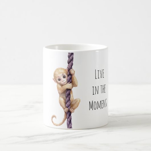 Monkey Purple Rope コーヒーマグカップ (中央)