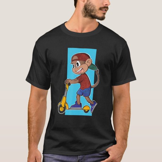 Monkey Scooter Tシャツ (正面)