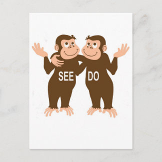 Monkey, See Monkey Do (1) ポストカード