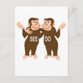 Monkey, See Monkey Do (1) ポストカード (正面)