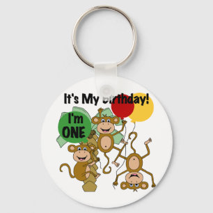 Monkey Shine誕生日Tシャツとギフト キーホルダー
