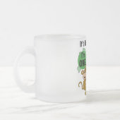 Monkey Shine誕生日Tシャツとギフト フロストグラスマグカップ (左)