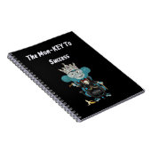 Monkey success quote ノートブック (右側)