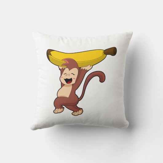 Monkey with Banana クッション (裏面)