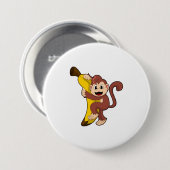 Monkey with Banana (1).PNG 缶バッジ (正面&裏面)