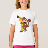 Monkey with Banana (1).PNG Tシャツ (正面)
