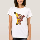 Monkey with Banana (1).PNG Tシャツ (正面)