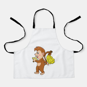 Monkey with Bananas エプロン