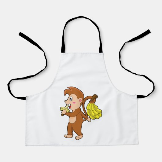 Monkey with Bananas エプロン (正面)