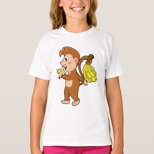 Monkey with Bananas Tシャツ (正面)