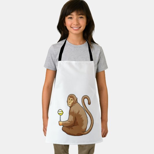 Monkey with Lollipop エプロン (インサイチュ)