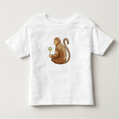 Monkey with Lollipop トドラーTシャツ (正面)