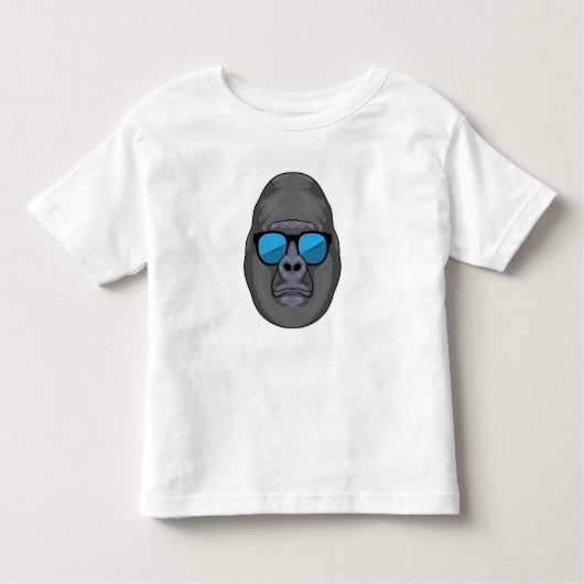 Monkey with Sunglasses トドラーTシャツ (正面)
